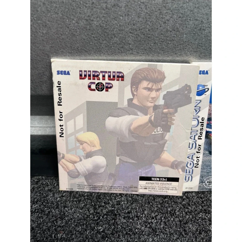 Sega Saturn Virtua Cop & DaytonaSega Saturn Virtua Cop & Daytona USA Video Games
